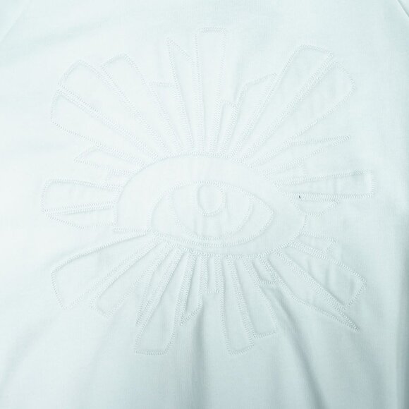 House of Errors White Tailor Thread House Of Errors Eye Embroidered Hoodie - Picture 3 of 11